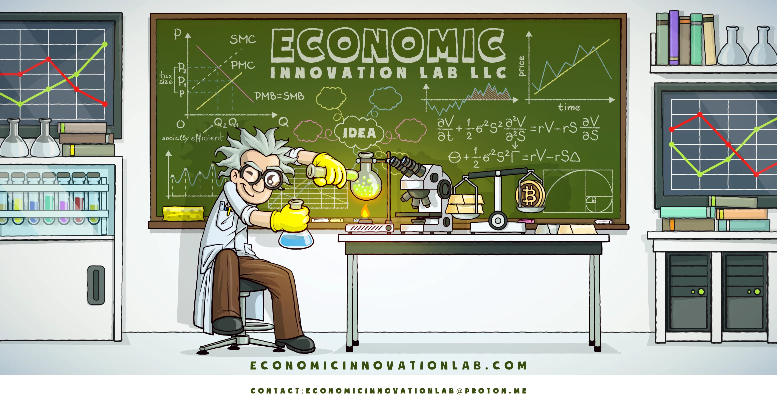 economic innovation lab illustration