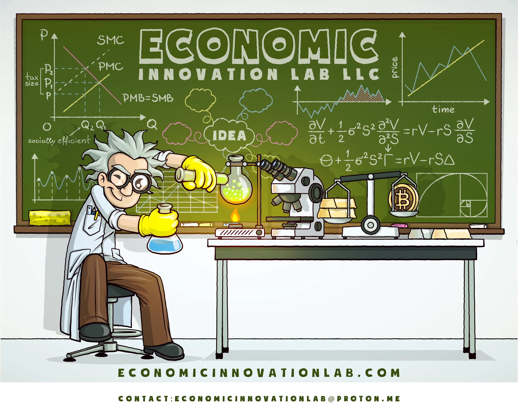 economic innovation lab illustration